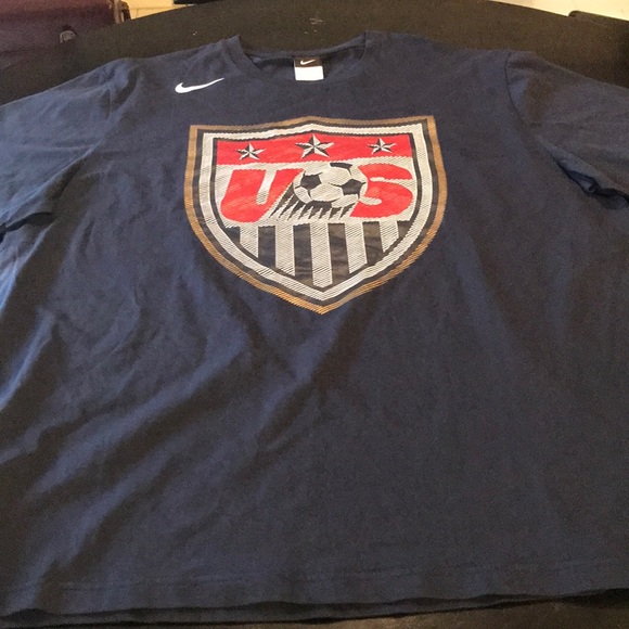 Nike Other - NWOT 2 XL Men’s Nike US Soccer Navy T Shirt 👍